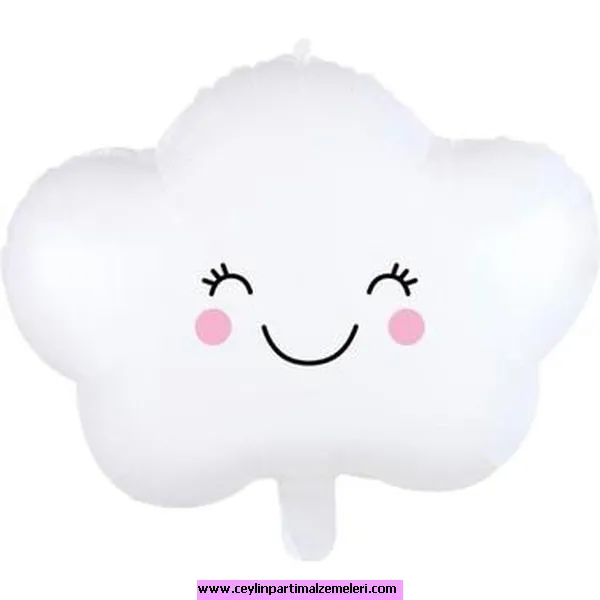 Beyaz Bulut Folyo Balon